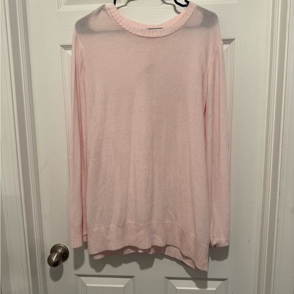 Lululemon Sincerely Yours Pink Cashmere Blend Sweater Size 12. - Picture 4 of 7